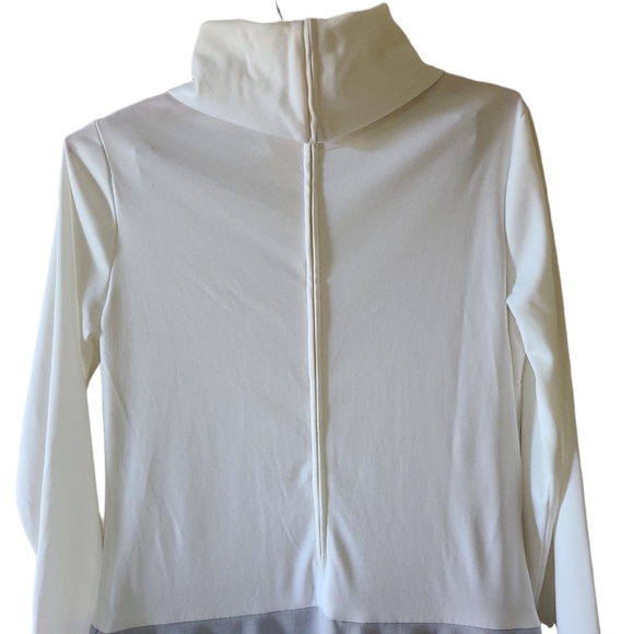 Vintage Toni Todd long sleeve pleated dress with cowl turtleneck Union made - Picture 5 of 8